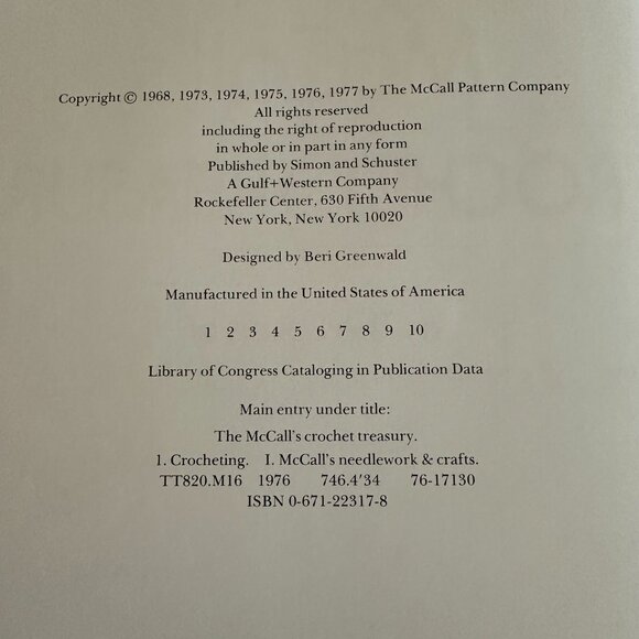 McCall's Crochet Treasury – Hardcover Book Over 150 Ideas to Crochet, 320 Pages - Picture 4 of 15